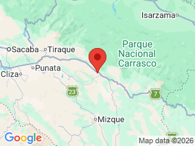Map of Site Report: Road west of Cochabamba, Bolivia